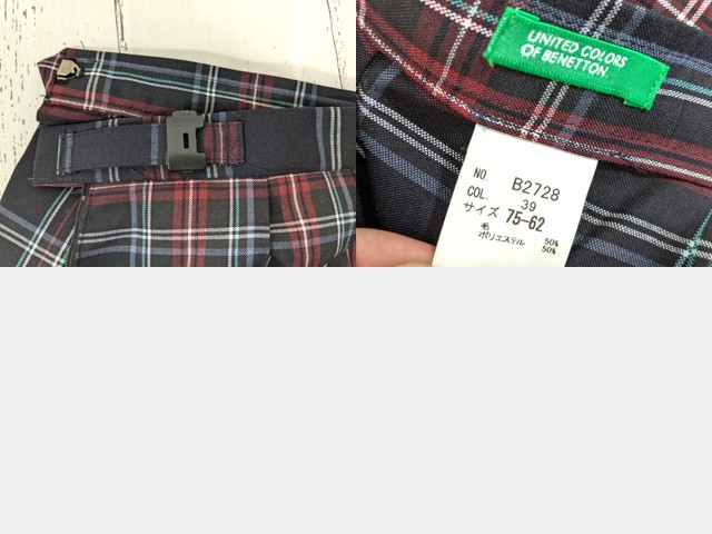 w91 大阪府 大阪高校 ニットベスト+半袖・長袖シャツ+夏服スカート/yt4082【2XDHE】