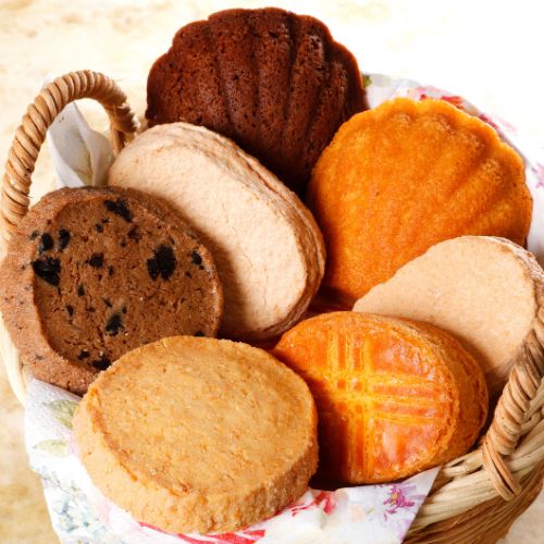 焼菓子カゴ盛りギフト 7個入
