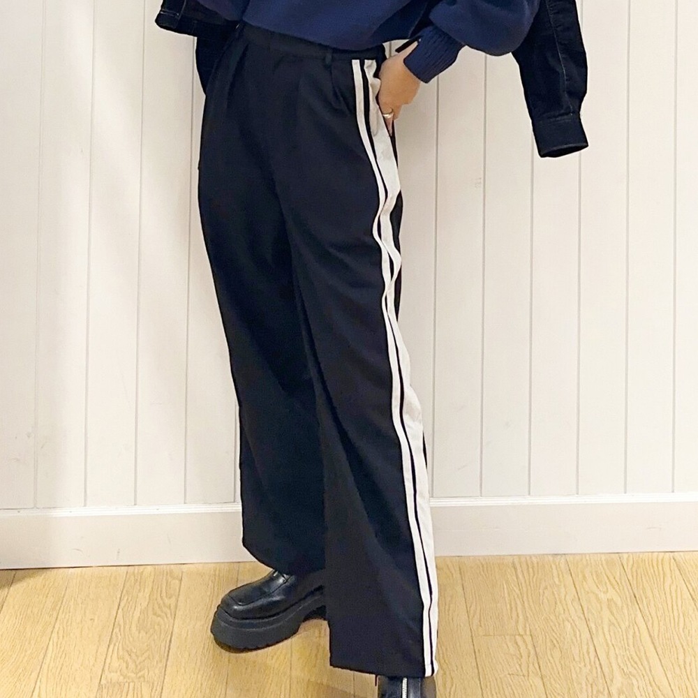 AGNOST] ベロアラインスラックス L/PANTS | women | Ashley&Bros 