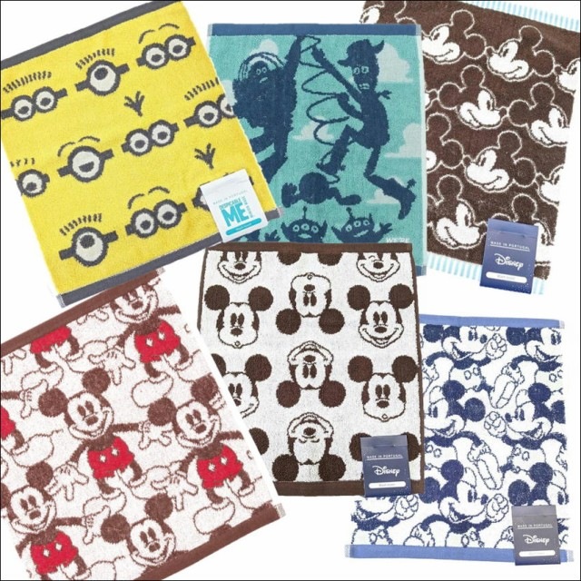 キャラクター ハンドタオル 厚手 ジャガード ウォッシュタオル ハンドタオル ディズニー ミニオン 丸眞 マルシン 34 36cm ポルトガル産 キャラクターグッズ ディズニー キャラクターグッズ専門店 Ashop