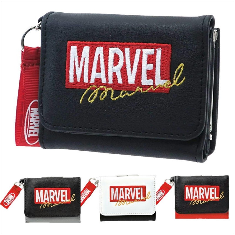 アメリカ限定! Marvel マーベル 3つ折り財布 コレクターパッチ付 0000000011952_67Y5zVQ.jpg
