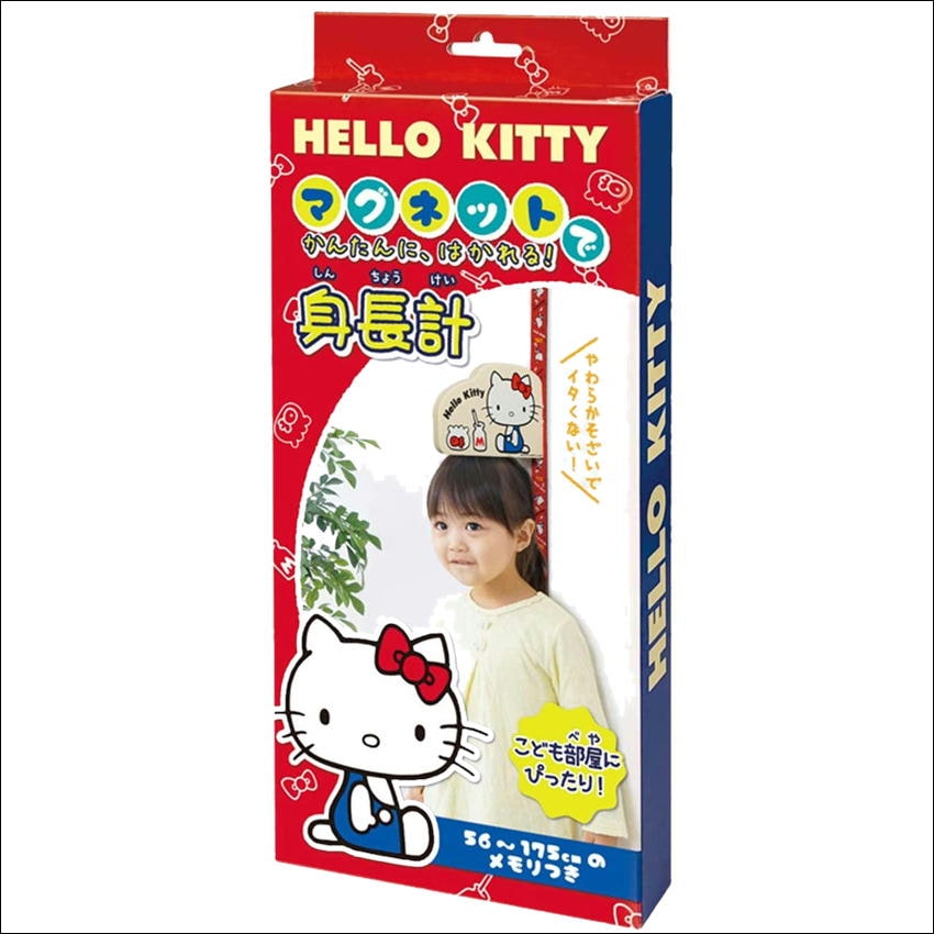 Hello Kitty 木製 身長計 150cm 健康用品 Hello Kitty 木製 身長計 150cm