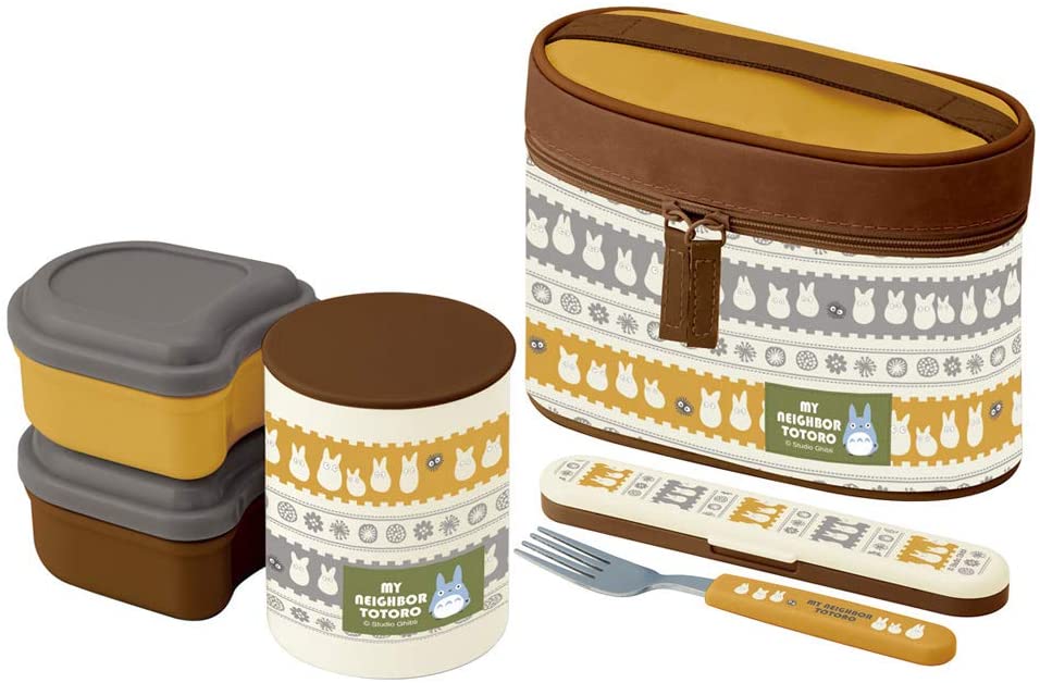 【となりのトトロ】お弁当箱 KCLJC6 となりのトトロ 小トトロ 保温ジャー付 ランチボックス 560ml