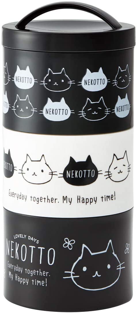 LRT3 ねこっと ボトル型 3段 ランチボックス 480ml 弁当箱 スケーター