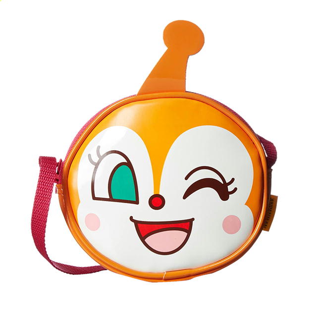 アンパンマン エナメル フェイス ポシェット キャラクター ネックポーチ バイキンマン ドキンちゃん コキンちゃん 日本製 ANF-1500 伊藤産業