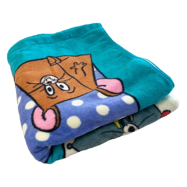 お昼寝ケット トムとジェリー ファニースリープ 子供用 タオルケット