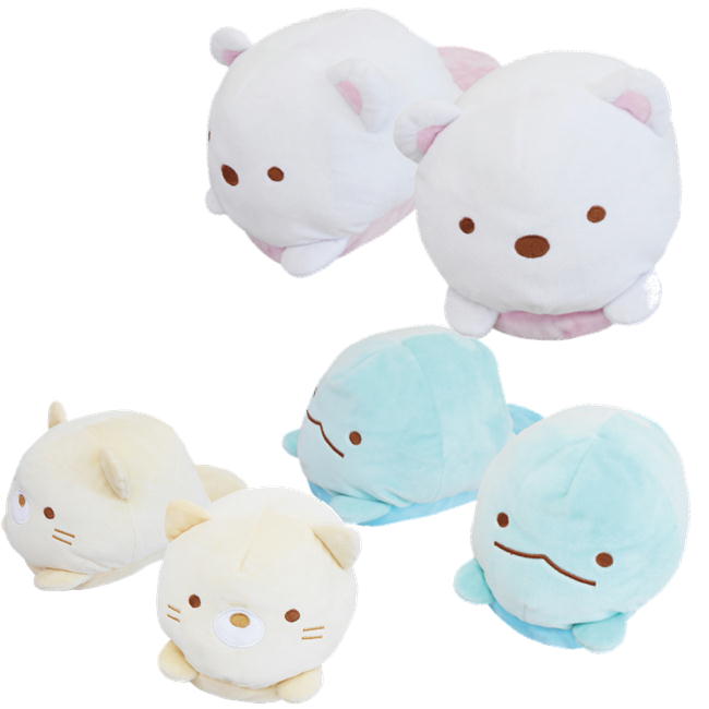 ぬいぐるみ スリッパ すみっコぐらし キャラクター 防寒 サンエックス