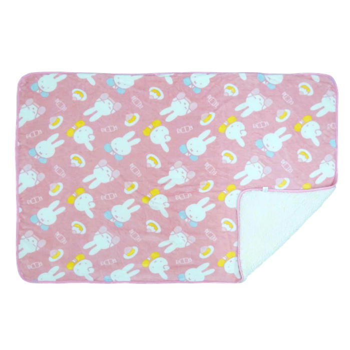 ミッフィー ひざ掛け毛布 フランネル ひざかけ 毛布 キャラクター