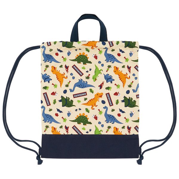 ディノサウルス ナップサック 恐竜柄 体操着入れ 巾着袋 入園入学