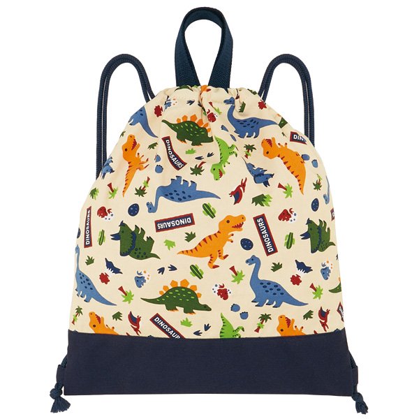 ディノサウルス ナップサック 恐竜柄 体操着入れ 巾着袋 入園入学
