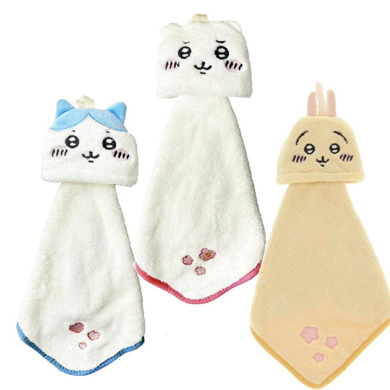ループタオル ちいかわ キャラクター マスコット ハチワレ ちい