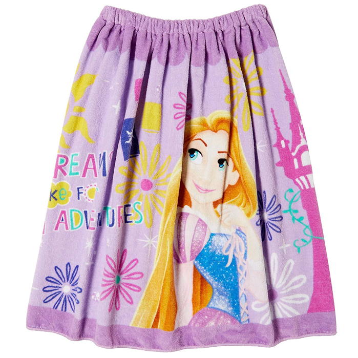 ラップタオル ラプンツェル ドリームアドベンチャー 60cm丈 巻きタオル