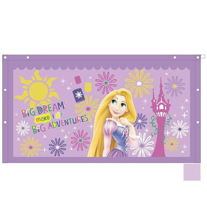 ラップタオル ラプンツェル ドリームアドベンチャー 60cm丈 巻きタオル ディズニー プリンセス キャラクター プールタオル 丸眞 パープル