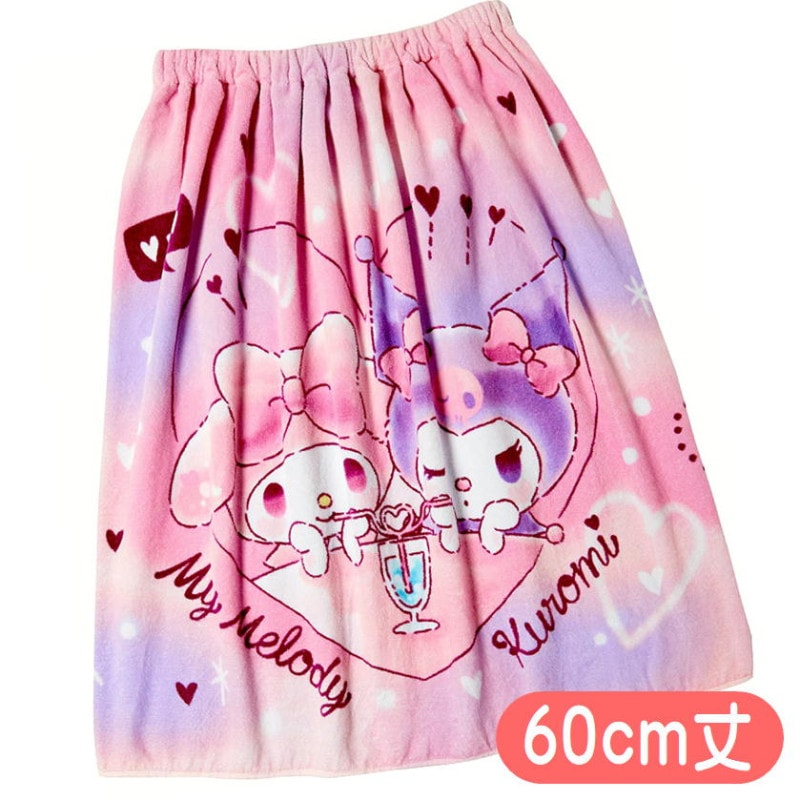 【新品未使用未開封】マイメロ ラップ＆ペーパータオルホルダー サンリオ ラップタオル マイメロディとクロミ 60cm丈 巻きタオル サンリオ