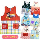 エプロン ディズニー キャラクター ミッキーマウス トイストーリー モンスターズインク アップリケ 刺繍 エプロン サイドボタン かぶりエプロン グレイス 保育士エプロン|エプロン|ホームファッション