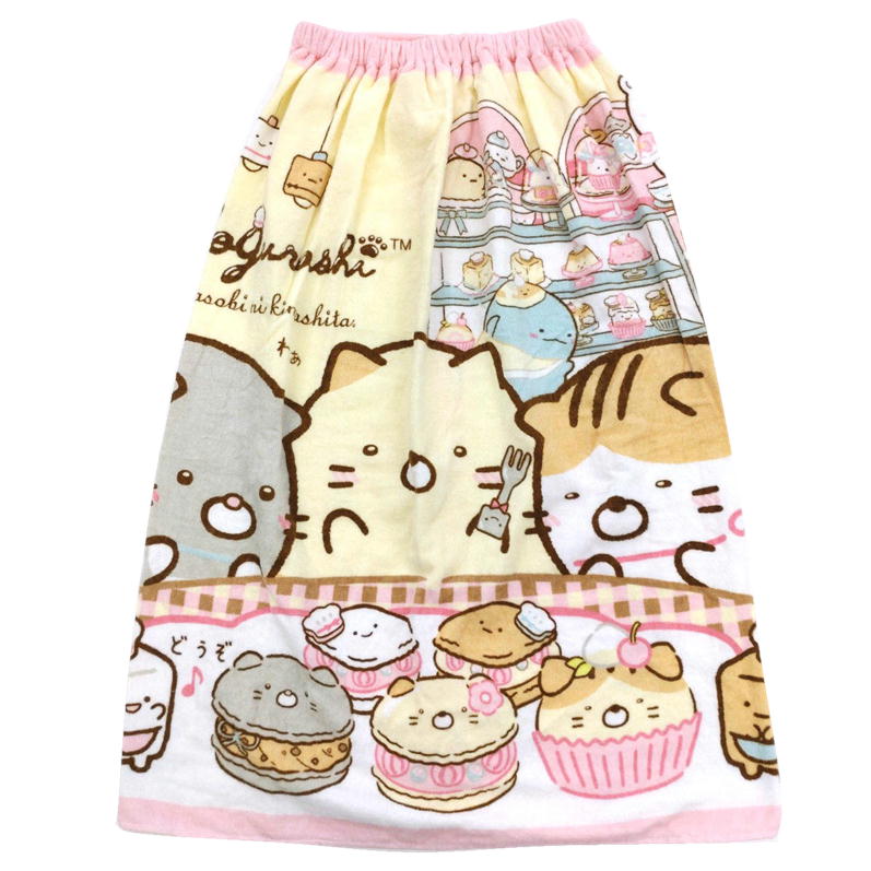 ラップタオル すみっコぐらし 巻きタオル サンエックス