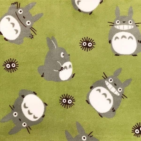 となりのトトロ トトロちらし ふんわり ボア マット インテリア