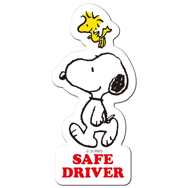 スヌーピー マグネット セーフドライブ SN187 SNOOPY フレンズ