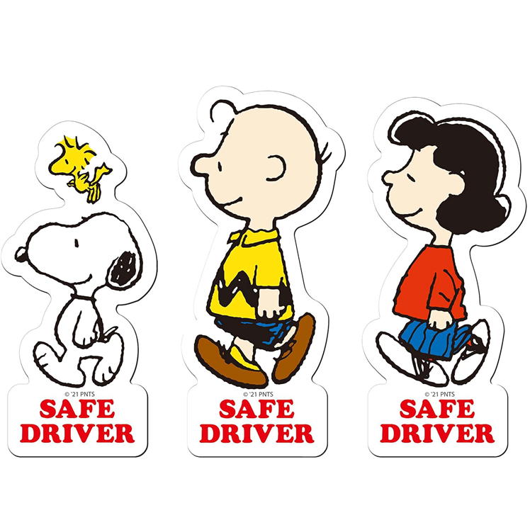 スヌーピー マグネット セーフドライブ SN187 SNOOPY フレンズ