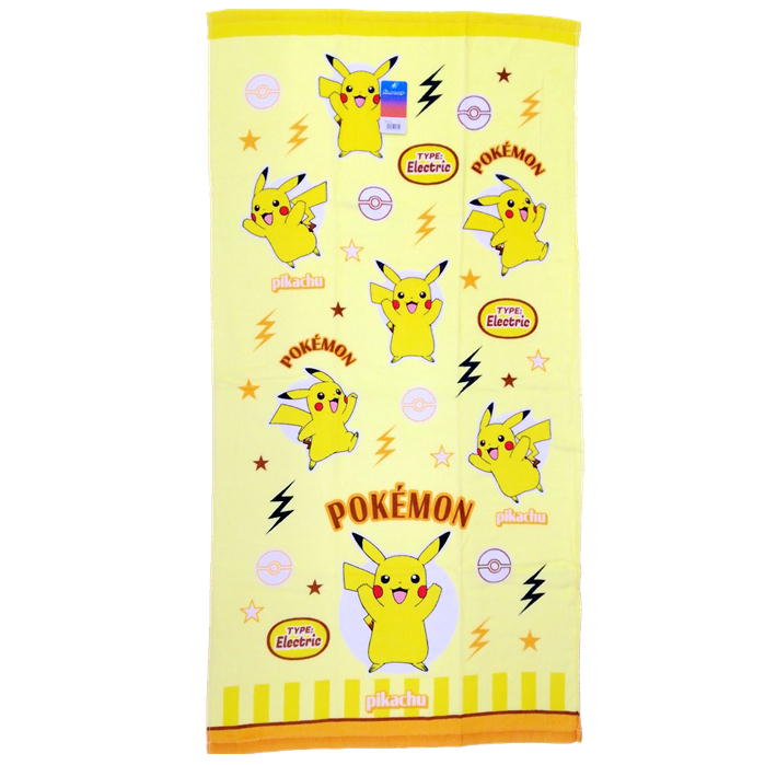 ポケモン ドデカタオル おやつカンパニー おきがえピカチュウ バスタオル ポケットモンスター バスタオル ポケモン キャラクター タオル