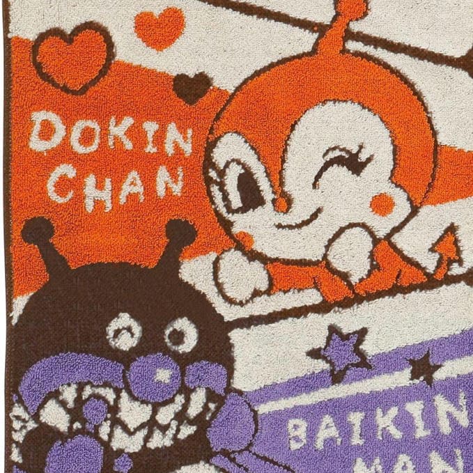アンパンマン フェイスタオル フレームカラー アニメ キャラクター