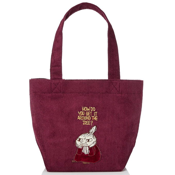 ムーミン リトルミイ トートバッグ キャッチアテンション アイムハングリー コーデュロイ ミニバッグ MOOMIN キャラクター グッズ 丸眞