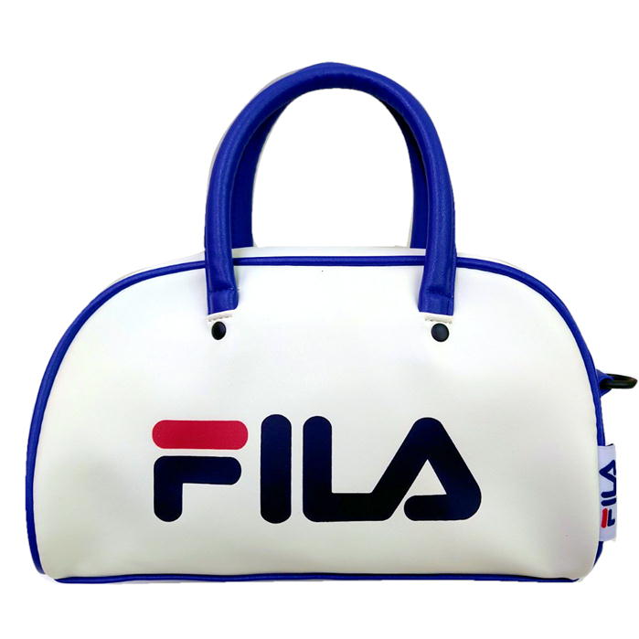 FILA ボストンバッグ フィラ 2WAY ショルダーバッグ カレッジロゴ ミニ