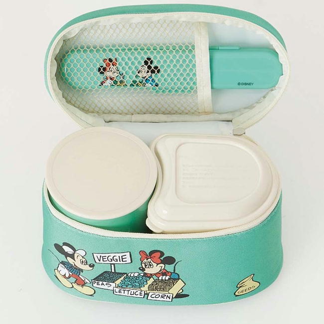 KCLJC6AG ミッキー&フレンズ グリーンワールド 保温ジャー付 ランチ