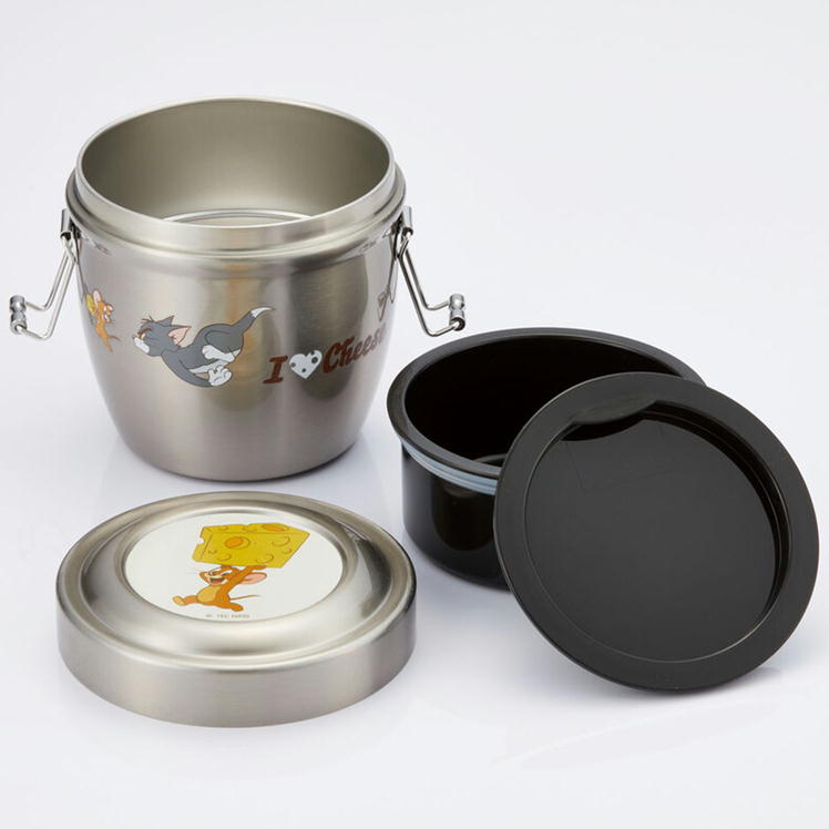 保温ジャー　引き取り限定 トム&ジェリー 弁当箱 STLBD6AG スケーター 真空 ステンレス どんぶり