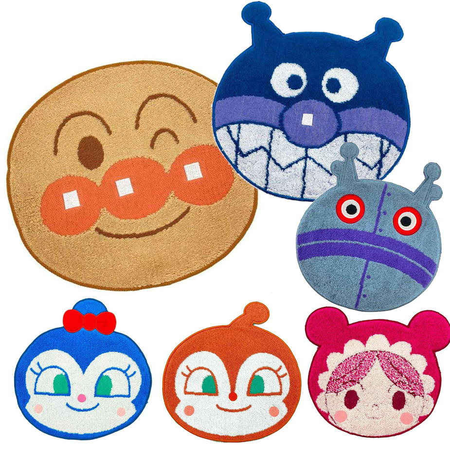 アンパンマン スマイル ミニタオル ダイカット タオル キャラクター