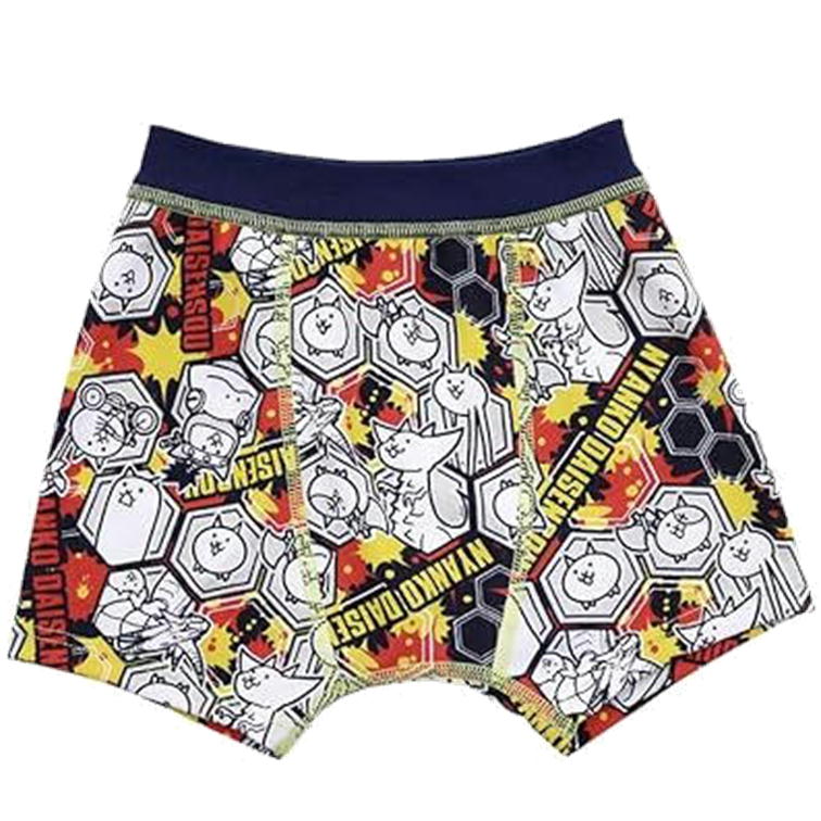 にゃんこ大戦争 ボクサーパンツ 男児 カラーパンツ 2枚組 ゲーム