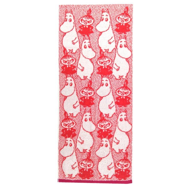 ムーミン フェイスタオル パターン リトルミイ MOOMIN キャラクター 雑貨 ロングタオル 34×80cm タオル美術館