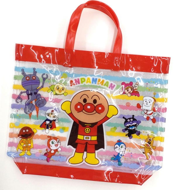 プールバッグ アンパンマン ビニール 角型 キャラクター ビーチ