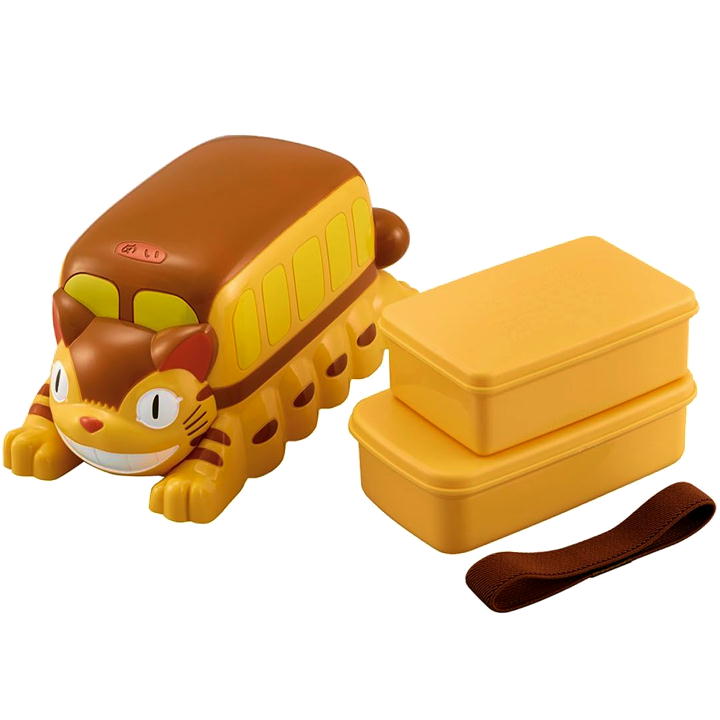ランチボックス となりのトトロ ネコバス DLB6 スケーター キャラクター スタジオジブリ グッズ 立体 ネコバス 弁当箱