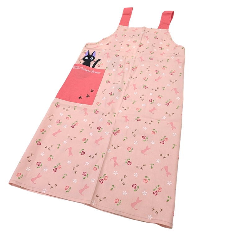 魔女の宅急便 エプロン ジジ 花々とジジ 丸眞 H型エプロン スタジオ