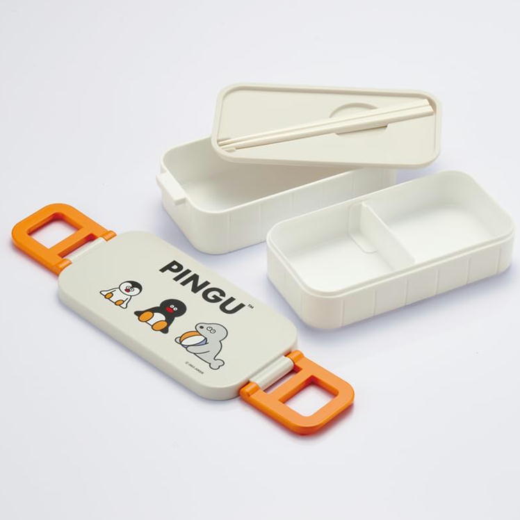 ミスタードーナツ☆ピングー☆お弁当箱☆箸入れ&箸☆未使用☆非売品