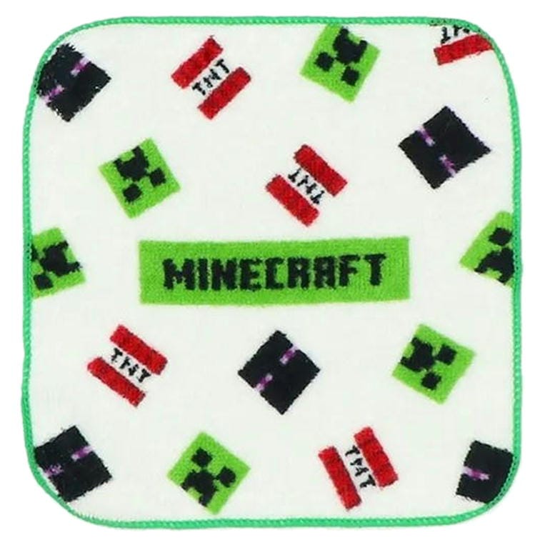ミニタオル マインクラフト 3枚組 マイクラ グッズ プチタオル ハンカチ キャラクタータオル ポケットタオル F8468YB Minecraft