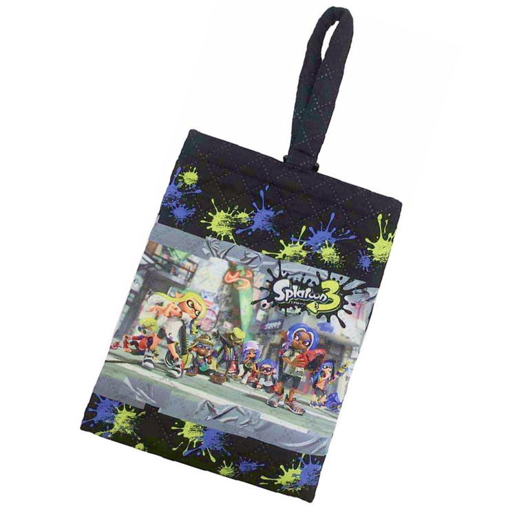 スプラトゥーン3 シューズバッグ キルト サンアート SPT-1193 上靴入れ 任天堂ゲーム キャラクター 男の子 新入学 入園