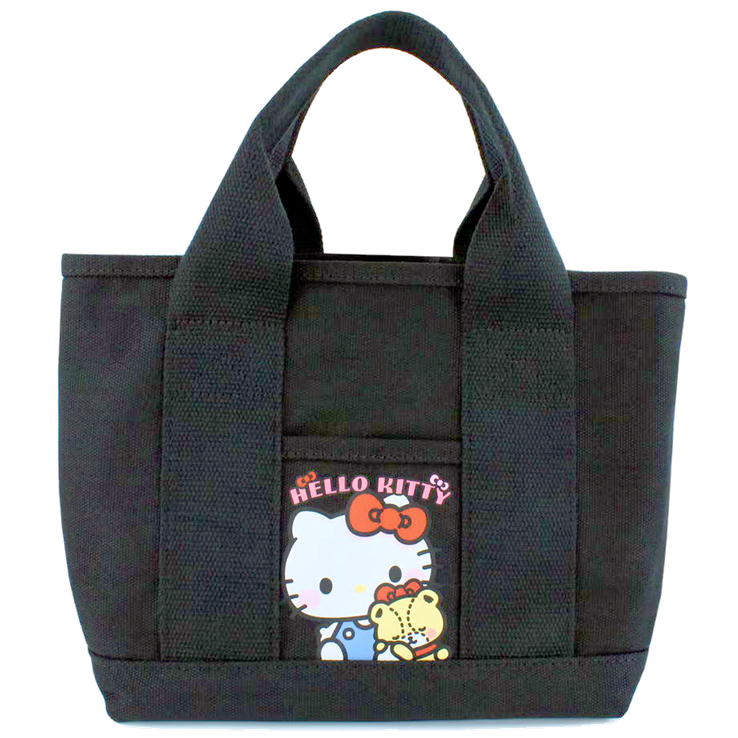 トートバッグ サンリオ キャラクター 仕切りミニトートバッグ 布 手提げ 帆布 ヤスダ通商 キティ クロミ マイメロディ シナモロール マロンクリーム