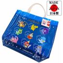 プールバッグ ポケットモンスター 集合柄 ビニール 角型 ポケモン キャラクター ビーチバッグ 子供 水着入れ BPK5-1251 マルヨシ 日本製 ブルー|プール海浜用品|シーズン商品