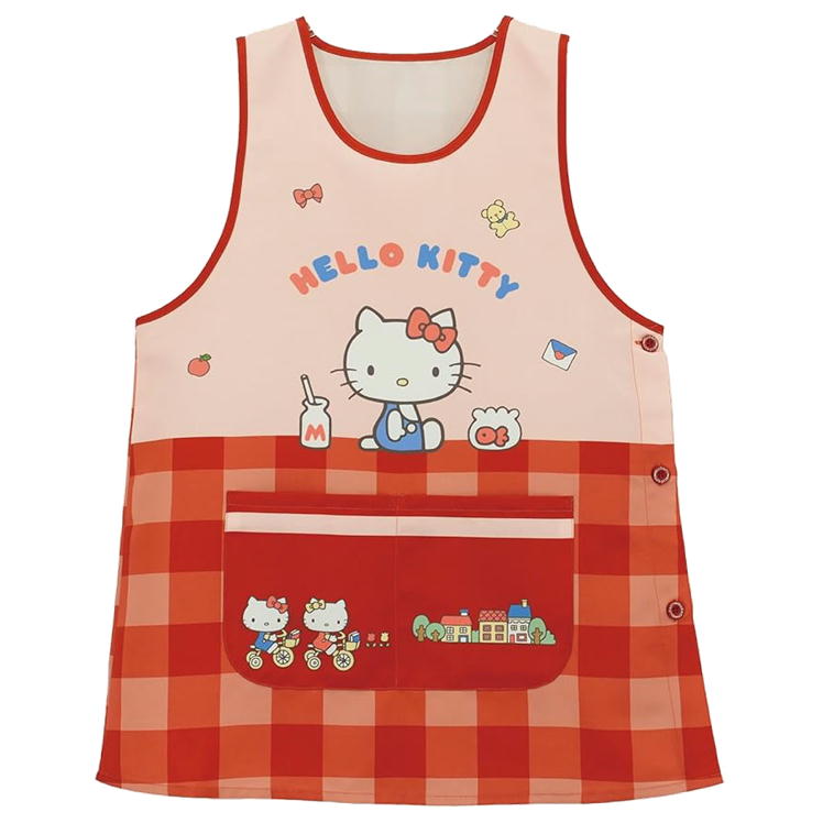エプロン ハローキティ サンリオ キャラクター キティちゃん サイド