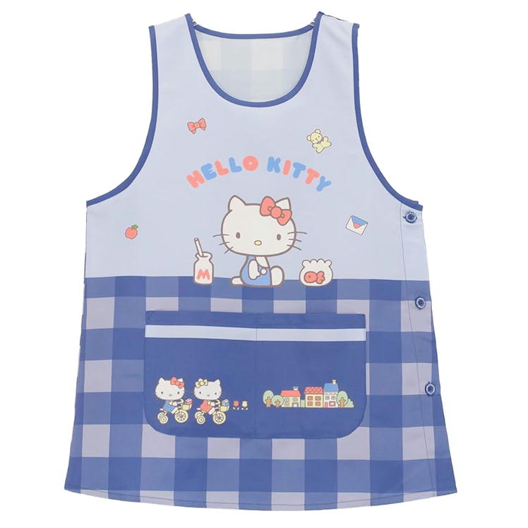 【新品・送料込】エプロン キティ レディ Kitty Rady エプロン ハローキティ サンリオ キャラクター キティちゃん サイド