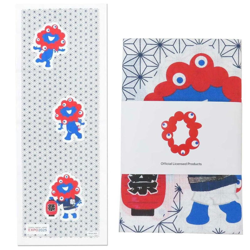 万博 ミャクミャク 手ぬぐい 2025大阪関西万博 デザイン 公式 グッズ