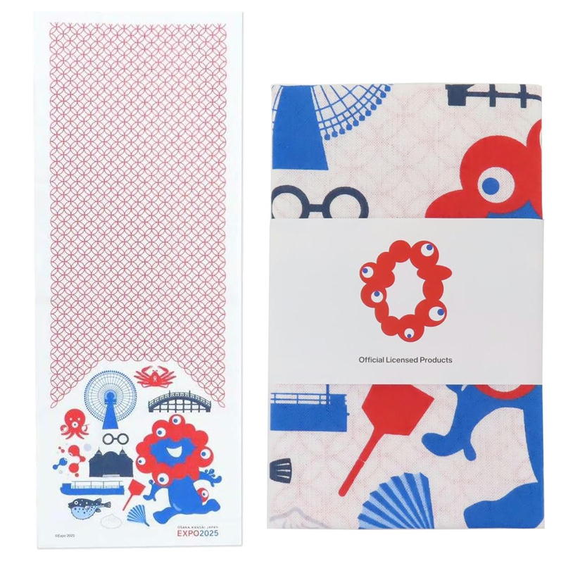 万博 ミャクミャク 手ぬぐい 2025大阪関西万博 デザイン 公式 グッズ