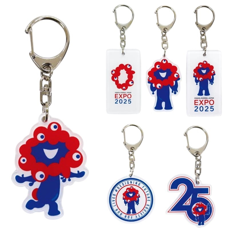 大阪万博　イタリア館　メタルキーホルダー➕公式缶バッチ➕おまけ大量 ミャクミャク アクリルネームタグ S 2025 大阪関西万博 キャラクター