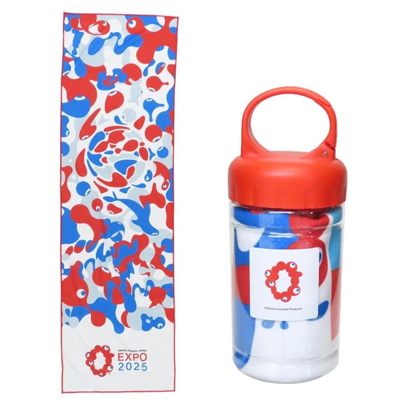 万博 ミャクミャク クールタオル 冷感 COOL ひんやりタオル 2025大阪