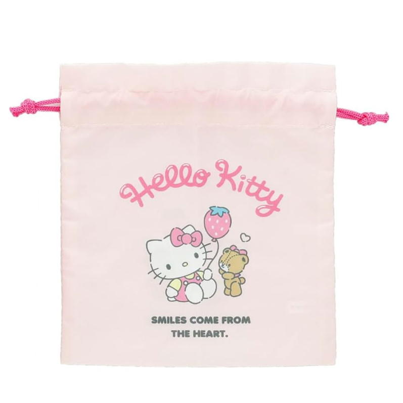 フード付き 冷感 タオル ハローキティ ピンクドットストロベリー