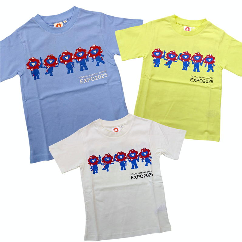 ミャクミャク Tシャツ キッズ 5体プリント BP2403 2025 大阪関西