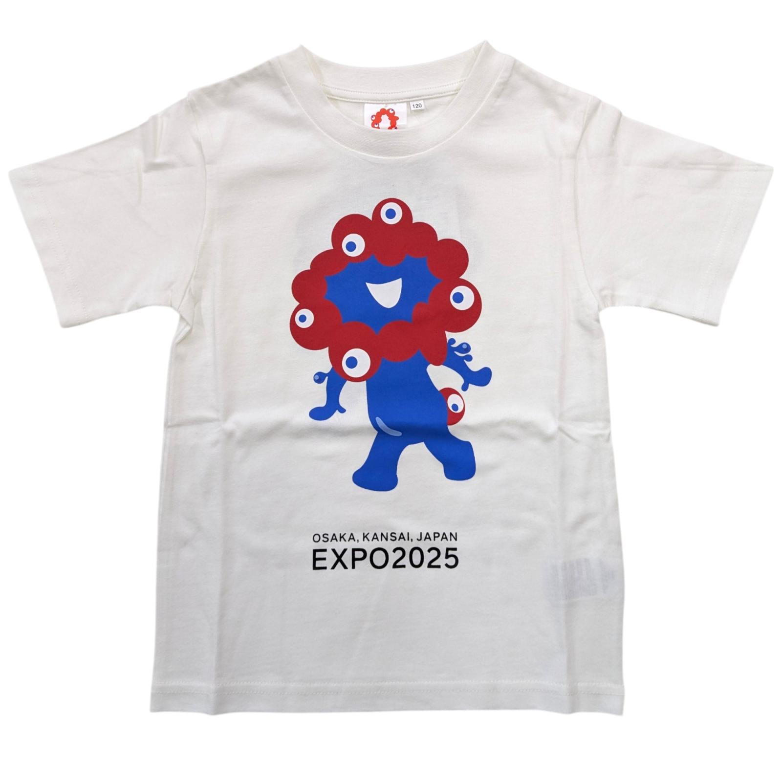 【M】 万博 ミャクミャク イラストプリント Tシャツ ミャクミャク Tシャツ キッズ 1体プリント BP2401 2025 大阪関西