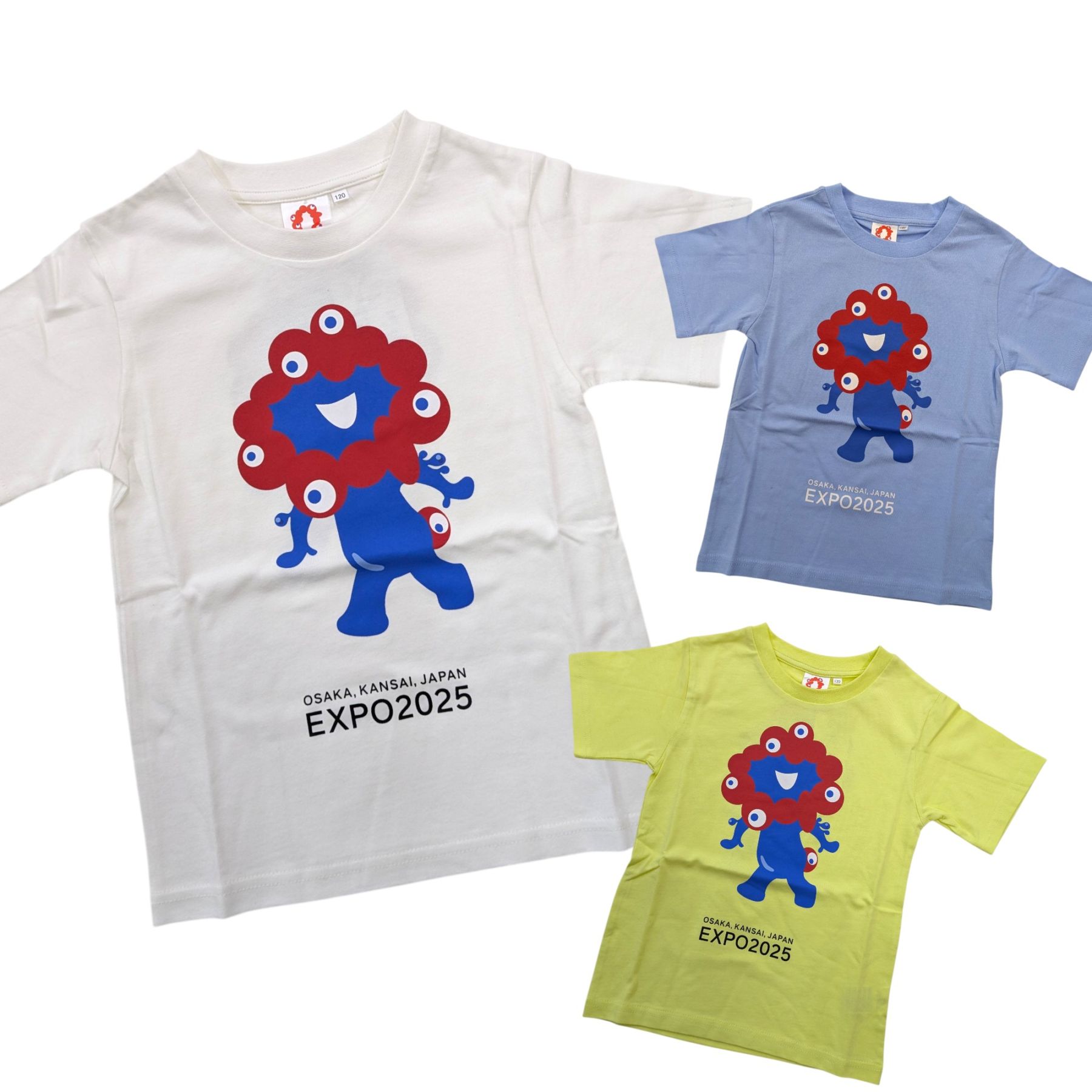 【L】万博 ミャクミャク Tシャツ イラストプリント ミャクミャク Tシャツ キッズ 1体プリント BP2401 2025 大阪関西